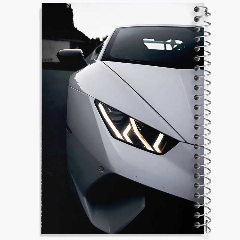 دفتر ژورنال نویسی 50 برگ خندالو مدل نقطه ای طرح ماشین اسپرت کد F9271