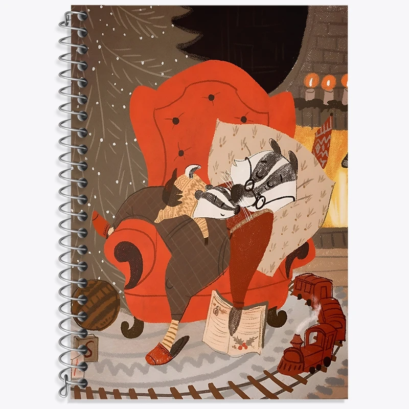 دفتر لغت 50 برگ خندالو طرح راکون کد N6376