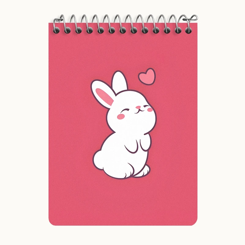 دفتر یادداشت 50 برگ خندالو طرح خرگوش کیوت کد N5275