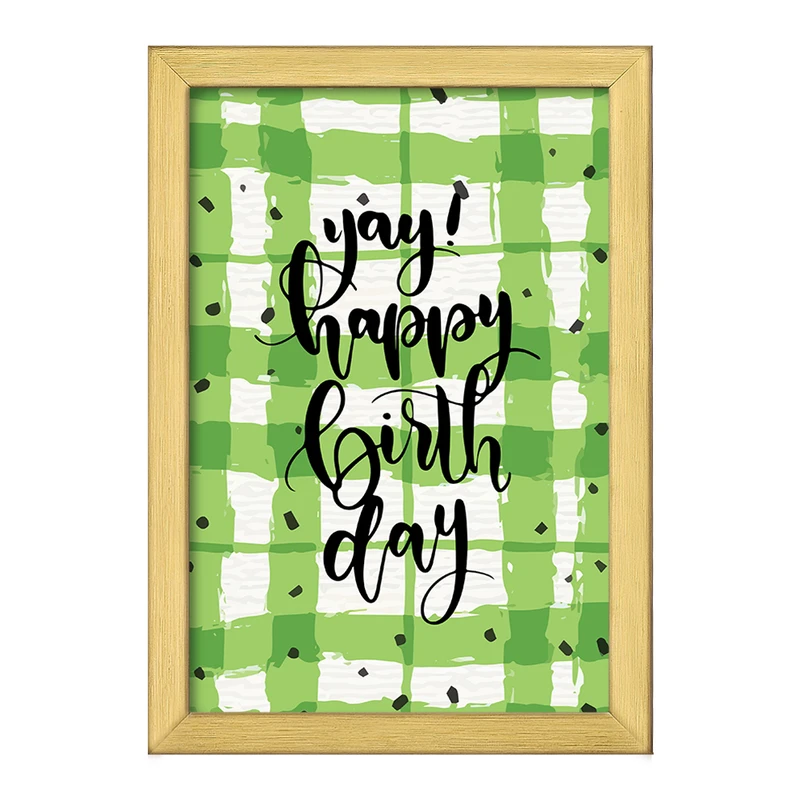 تابلو خندالو طرح تولدت مبارک کد F2309