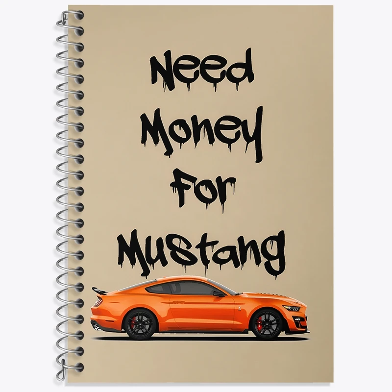 دفتر زبان 50 برگ خندالو مدل سه خط طرح ماشین کد F3889