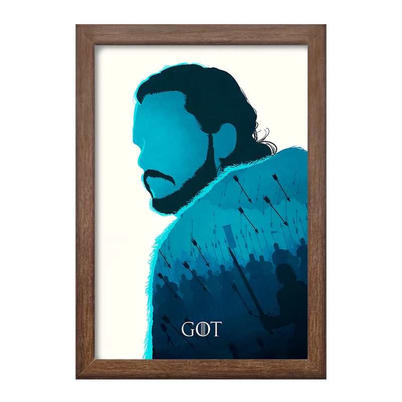 تابلو خندالو طرح جان اسنو گیم آف ترونز (Game of Thrones) کد F13757