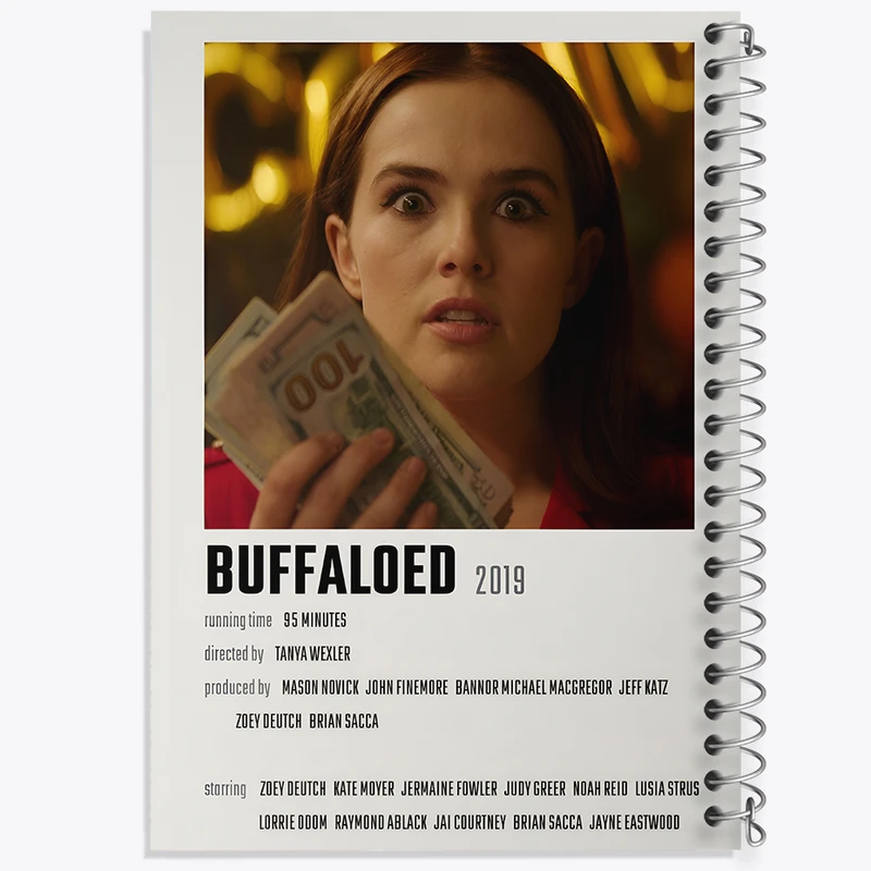 دفتر نقاشی 50 برگ خندالو طرح بوفالو (Buffaloed) کد F12964