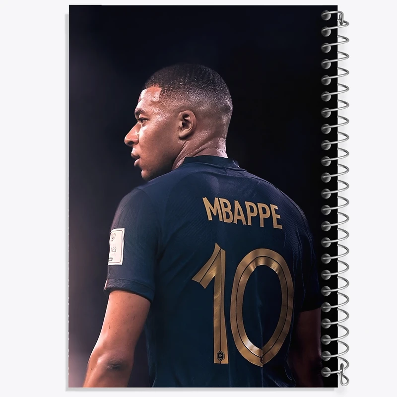 دفتر طراحی 50 برگ خندالو طرح کیلیان امباپه کد N2785