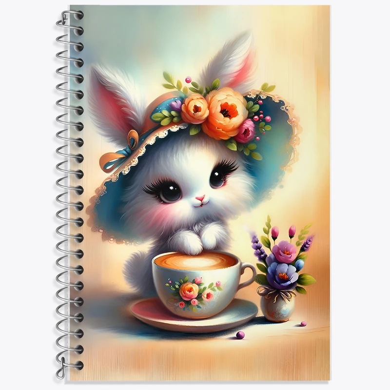 دفتر لغت 50 برگ خندالو طرح خرگوش کد F11591