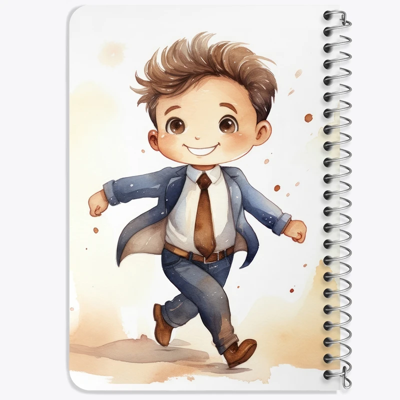 دفتر یادداشت 50 برگ خندالو طرح پسرانه کد N2229