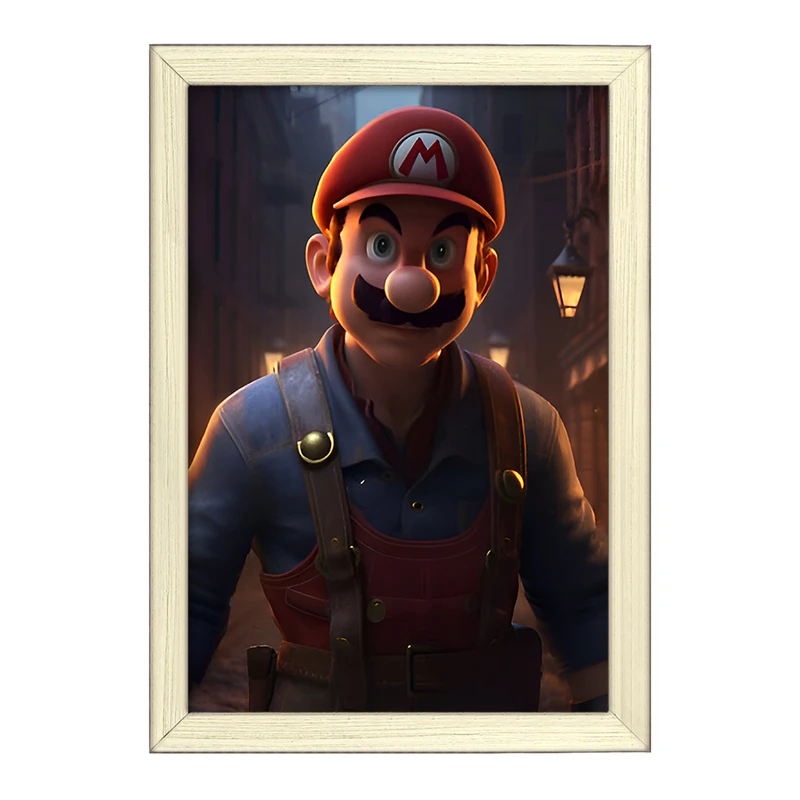 تابلو خندالو طرح سوپر ماریو (Super Mario) کد F8997