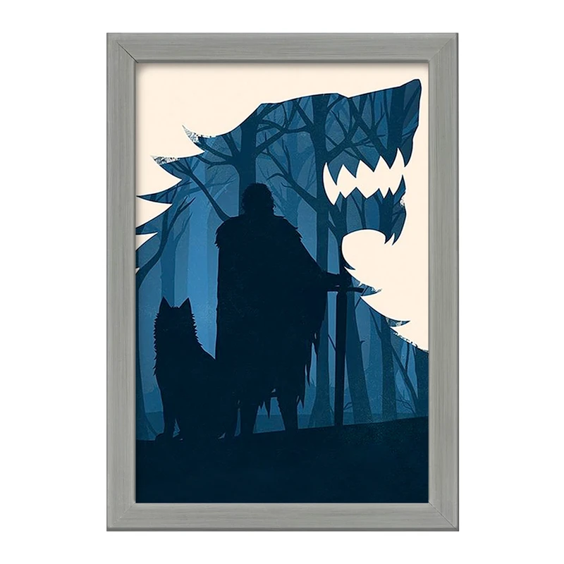 تابلو خندالو طرح وینتر ایز کامینگ گیم اف ترونز Game of Thrones  کد 2677