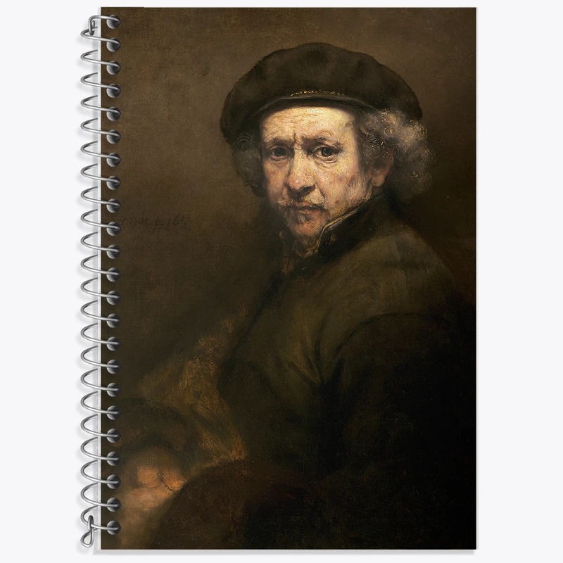 دفتر نت موسیقی 50 برگ خندالو طرح سلف پرتره اثر رامبراند کد F12240