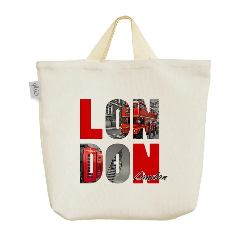 ساک خرید خندالو مدل لندن (London) کد H2203