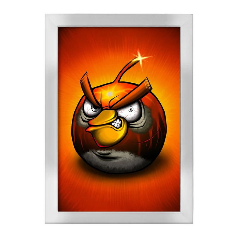 تابلو خندالو طرح پرندگان خشمگین (Angry Birds) کد F2219