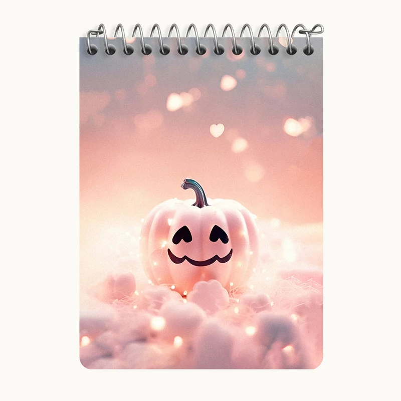 دفتر یادداشت 50 برگ خندالو طرح کدوی کیوت کد N5281