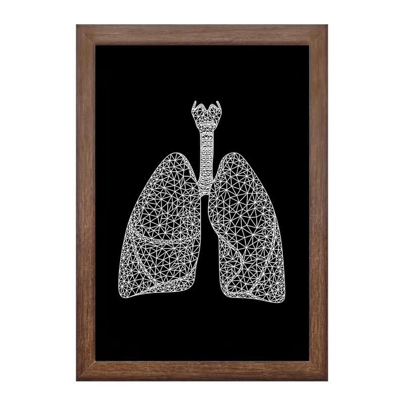 تابلو خندالو طرح ریه (Lungs) کد F13962
