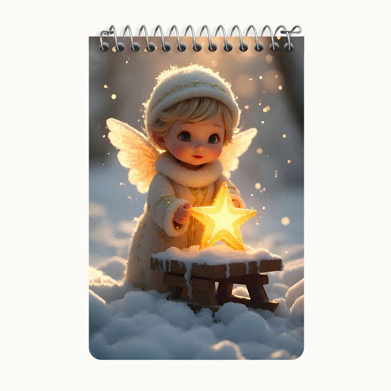 دفتر یادداشت 50 برگ خندالو طرح پسر بچه ی کیوت کد F7145