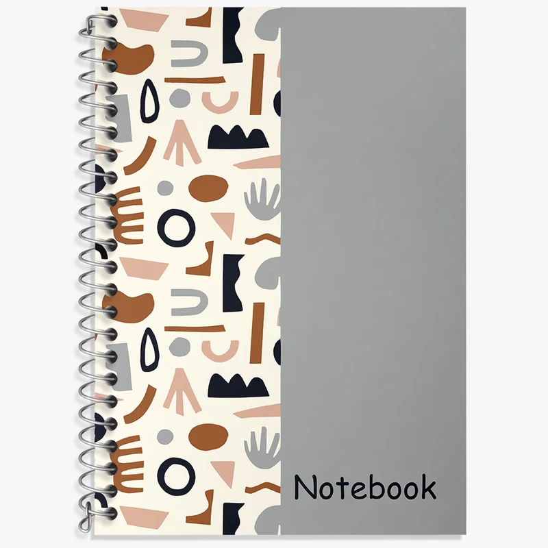 دفتر زبان 50 برگ خندالو مدل دو خط طرح فانتزی کد N6701