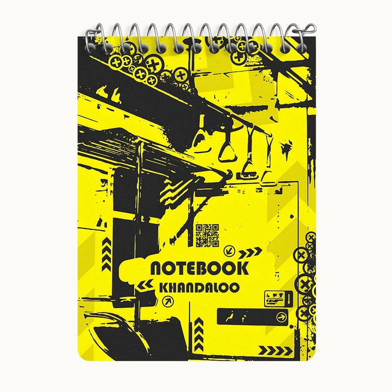 دفتر یادداشت 50 برگ خندالو طرح مدرن کد N7593