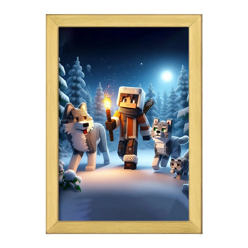 تابلو خندالو طرح ماینکرافت (Minecraft) کد F3536