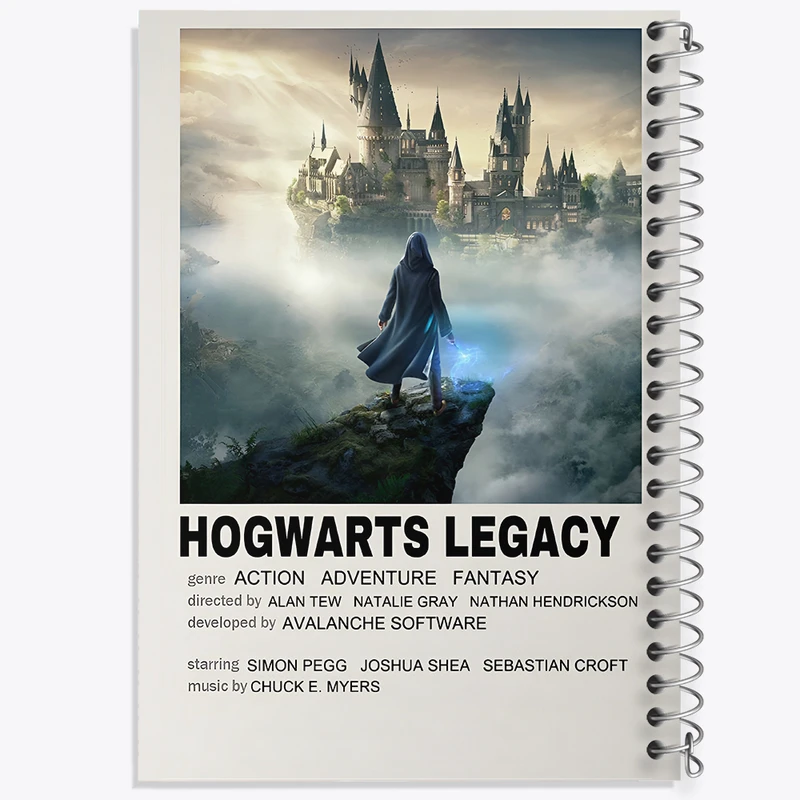 دفتر مشق 50 برگ خندالو طرح میراث هاگوارتز (Hogwarts Legacy) کد F13460