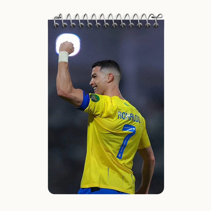 دفتر یادداشت 50 برگ خندالو طرح کریستیانو رونالدو کد F5972