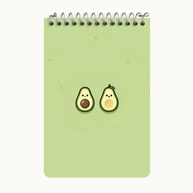 دفتر یادداشت 50 برگ خندالو طرح آووکادو کد F3656