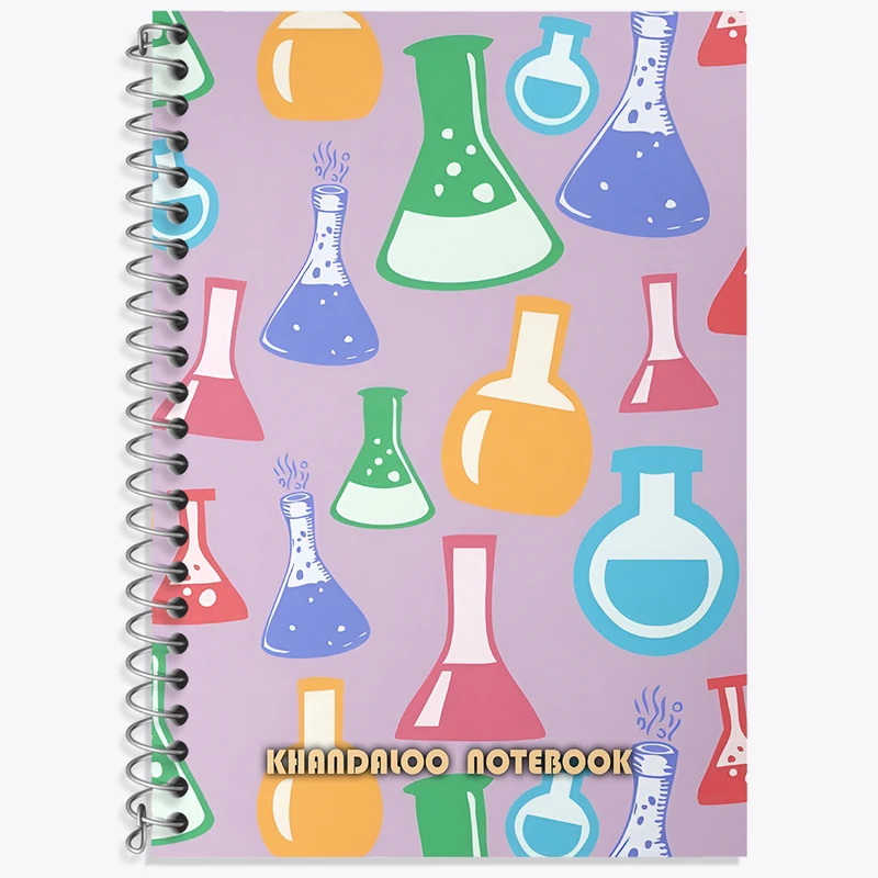 دفتر نت موسیقی 50 برگ خندالو طرح پترن آزمایشگاهی کد N6947