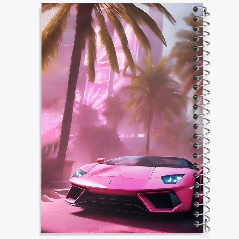 دفتر طراحی 50 برگ خندالو طرح ماشین اسپرت کد N3133