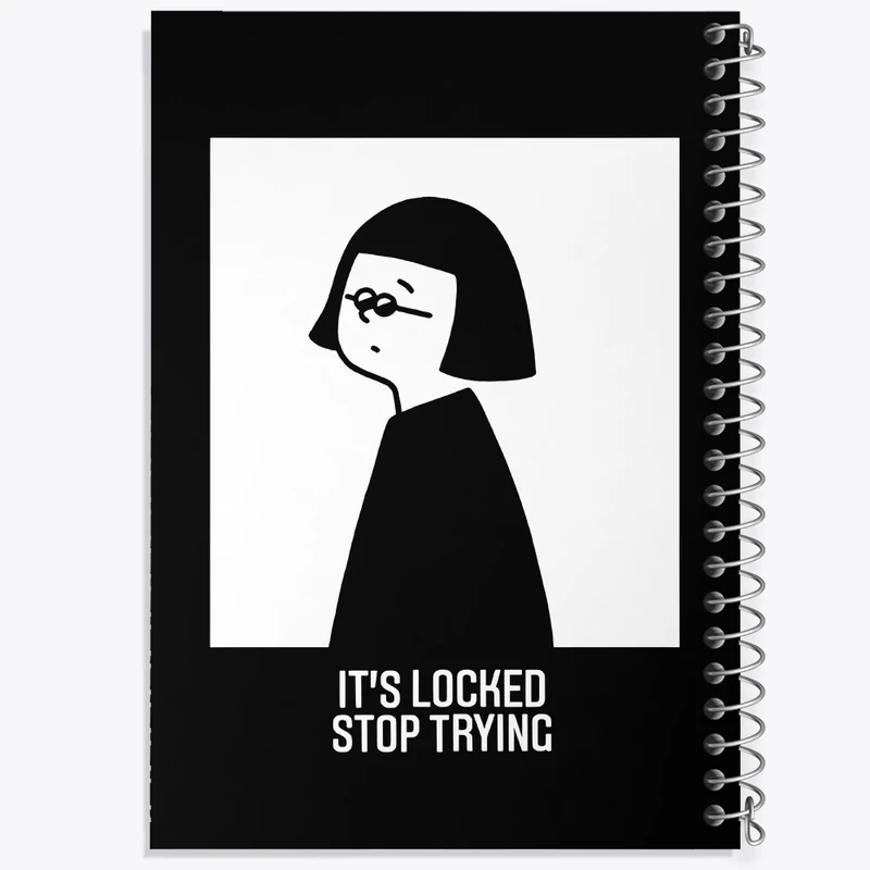 دفتر طراحی 50 برگ خندالو طرح دخترانه کد N2977