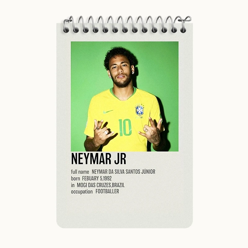 دفتر یادداشت 50 برگ خندالو طرح نیمار جونیور کد F13474