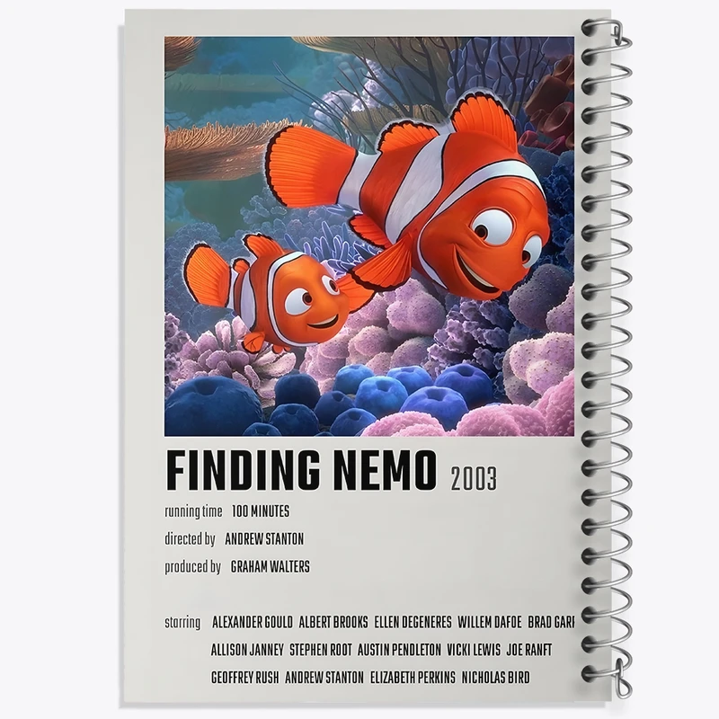 دفتر طراحی 50 برگ خندالو طرح در جستجوی نمو (Finding Nemo) کد F13386