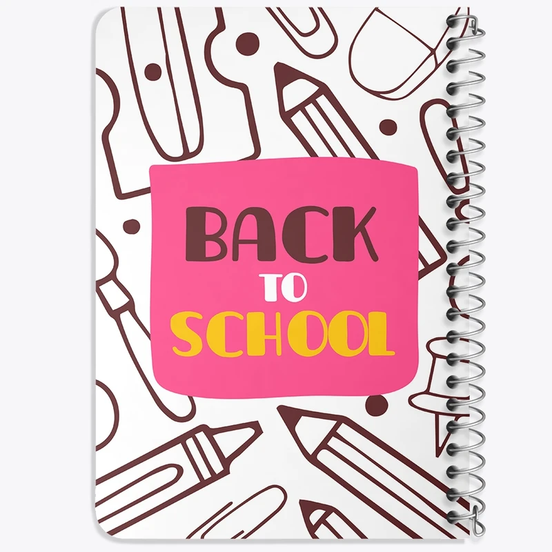 دفتر یادداشت 50 برگ خندالو طرح Back To School کد N293