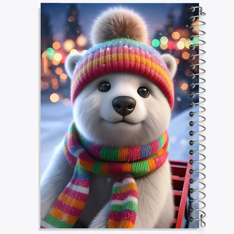 دفتر نقاشی 50 برگ خندالو طرح خرس کیوت کد F9168