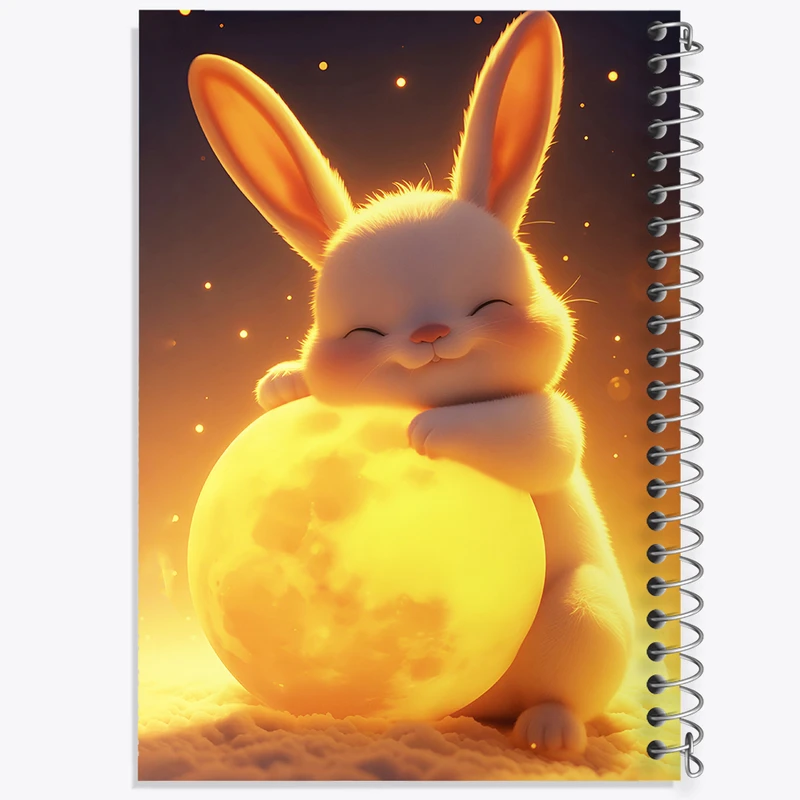 دفتر مشق 50 برگ خندالو طرح خرگوش کد F10031