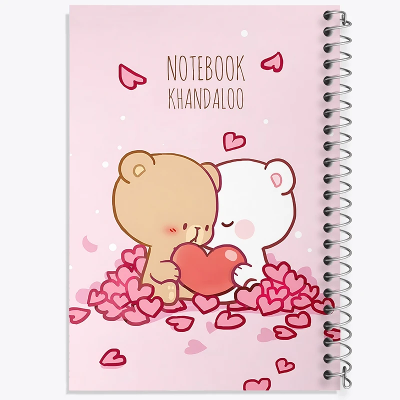 دفتر شطرنجی 50 برگ خندالو طرح عاشقانه کد N7773