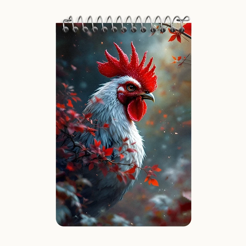 دفتر یادداشت 50 برگ خندالو طرح خروس کد F11809