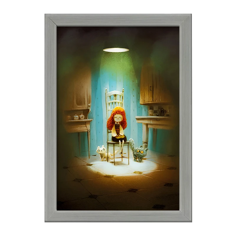 تابلو خندالو طرح دخترانه کد F8727