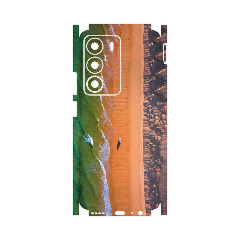 برچسب پوششی ماهوت مدل Beach and Green Sea-FullSkin مناسب برای گوشی موبایل ریلمی C71