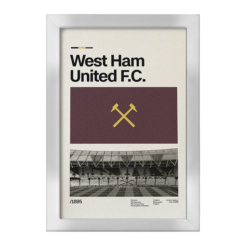 تابلو خندالو طرح وستهم یونایتد (West Ham United) کد F13883