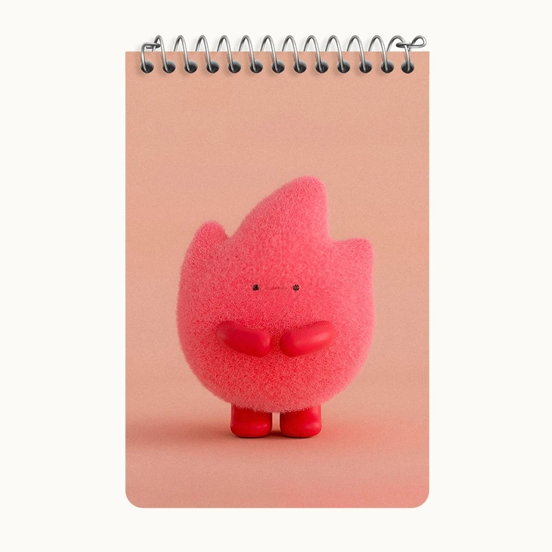 دفتر یادداشت 50 برگ خندالو طرح هیولای بامزه کد F3343