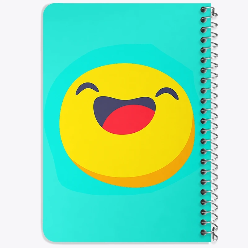 دفتر یادداشت 50 برگ خندالو طرح ایموجی Emoji  کد 2998