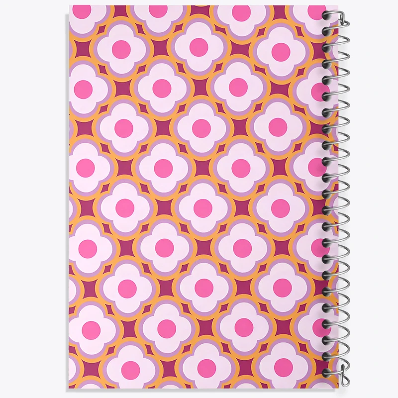 دفتر نقاشی 50 برگ خندالو طرح پترن گل گلی کد N6695