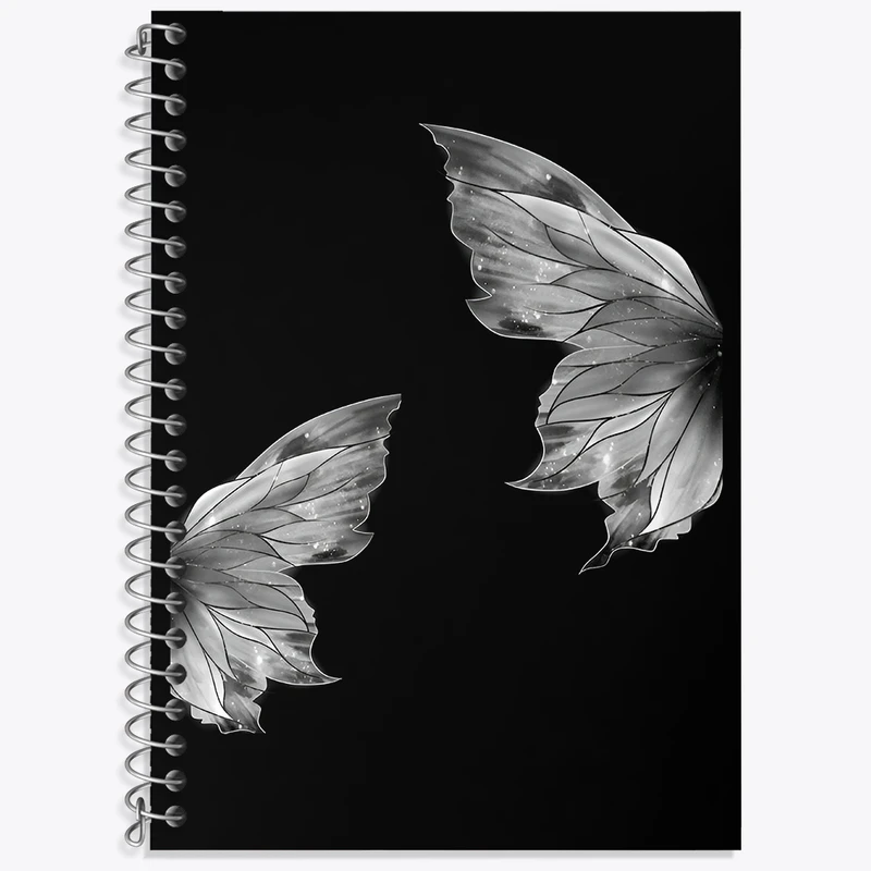 دفتر لغت 50 برگ خندالو طرح پروانه کد F3873