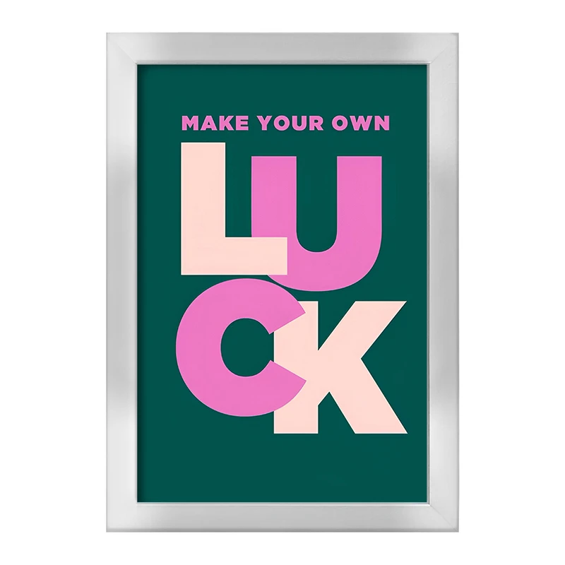 تابلو خندالو طرح Make Your Own Luck کد F14195