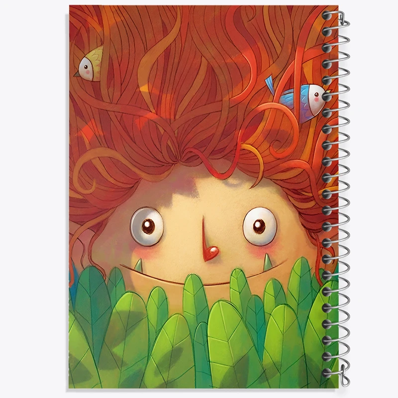 دفتر نقاشی 50 برگ خندالو طرح هیولای بانمک کد N6991