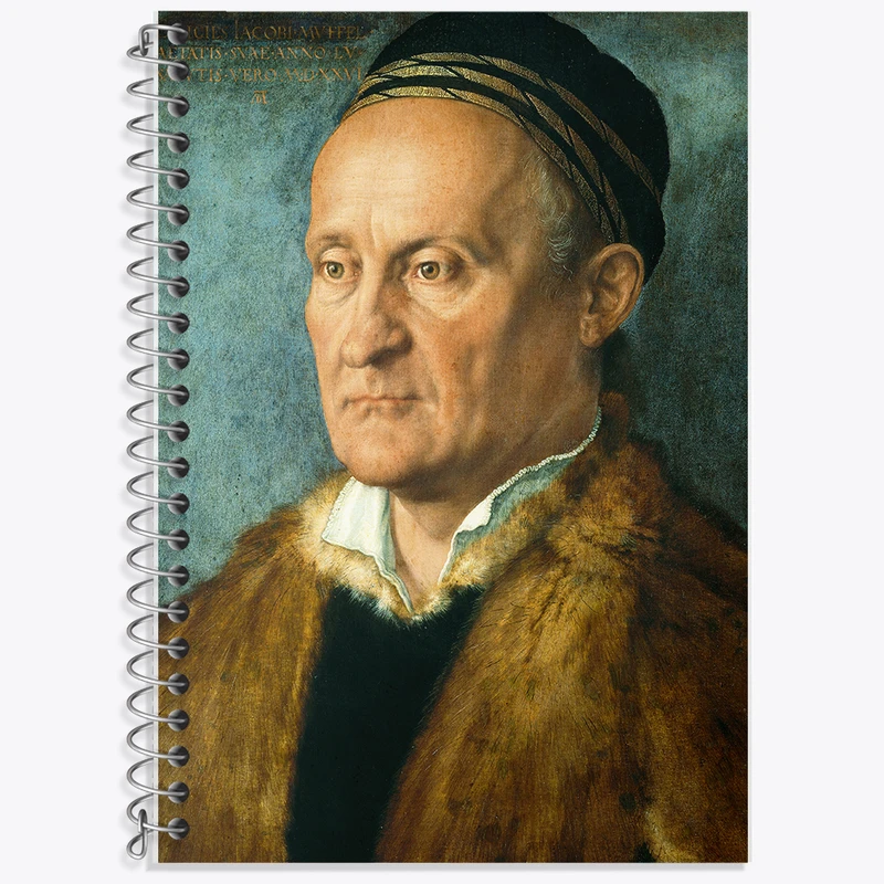 دفتر نت موسیقی 50 برگ خندالو طرح پرتره یاکوب مافل آلبرشت دورر کد F12389