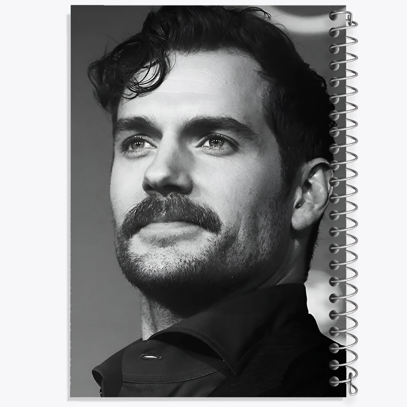 دفتر مشق 50 برگ خندالو طرح هنری کوویل (Henry Cavill) کد F10239