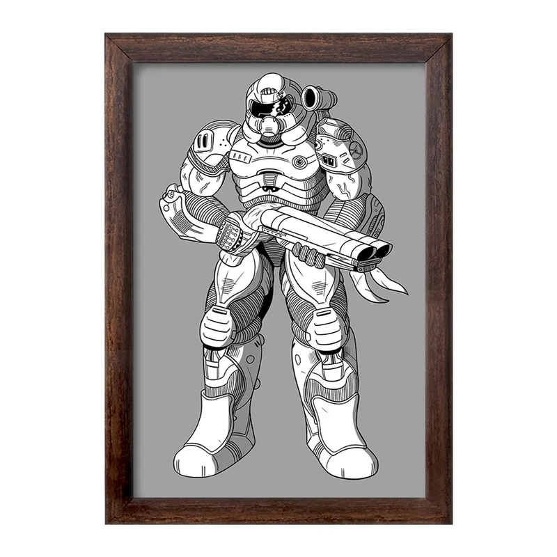 تابلو خندالو طرح بازی رستاخیز (Doom) کد 31411