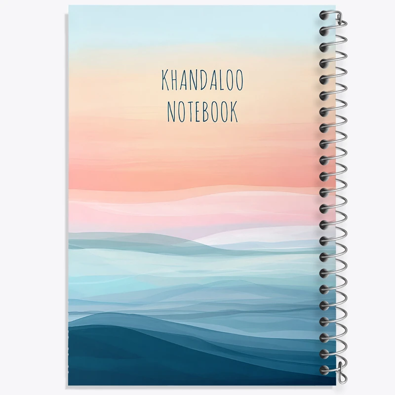 دفتر مشق 100 برگ خندالو طرح مدرن کد N9419