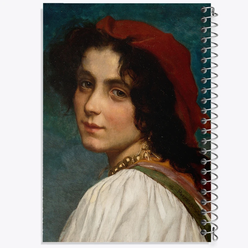 دفتر مشق 50 برگ خندالو طرح نقاشی ژان فیله اثر لئون ژان باسیل پررو کد F12374