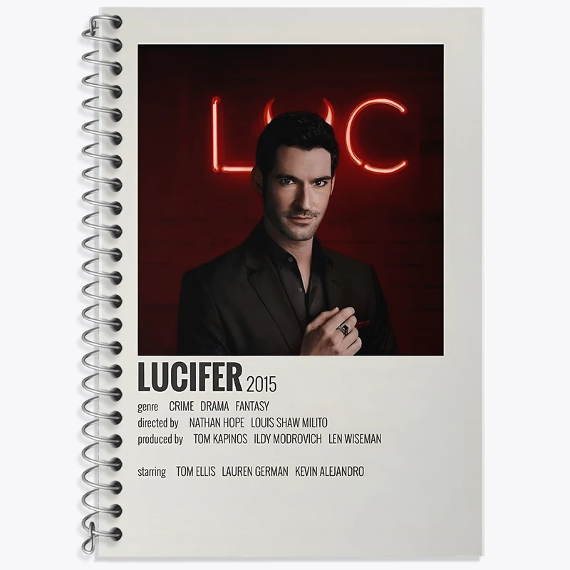 دفتر نت موسیقی 50 برگ خندالو طرح لوسیفر (Lucifer) کد F13283