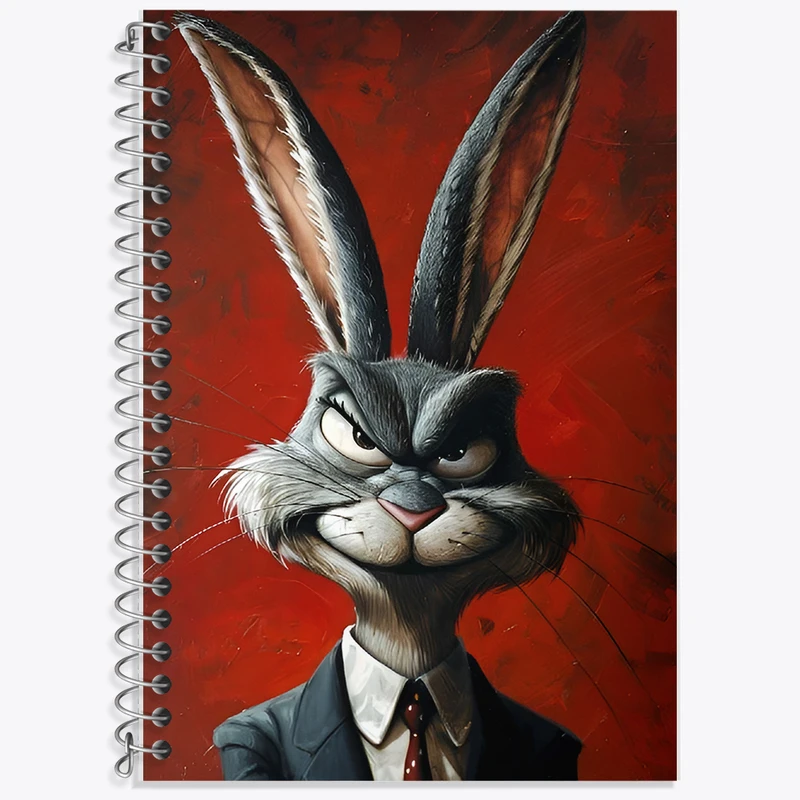 دفتر نت موسیقی 50 برگ خندالو طرح خرگوش کد F12568